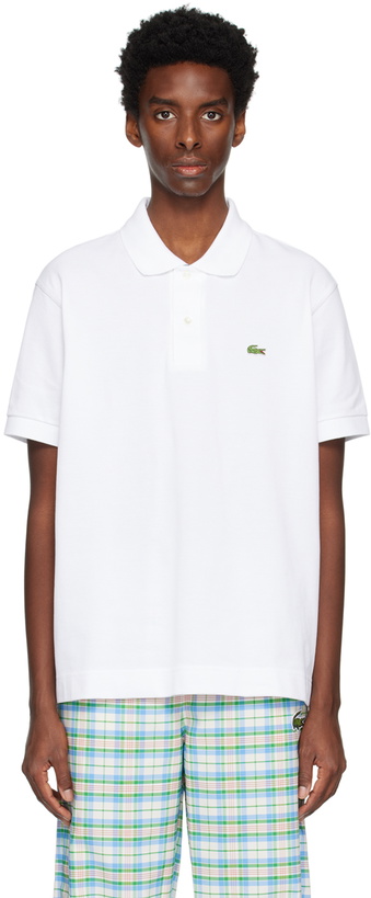 Photo: Lacoste White Original L.12.12 Polo