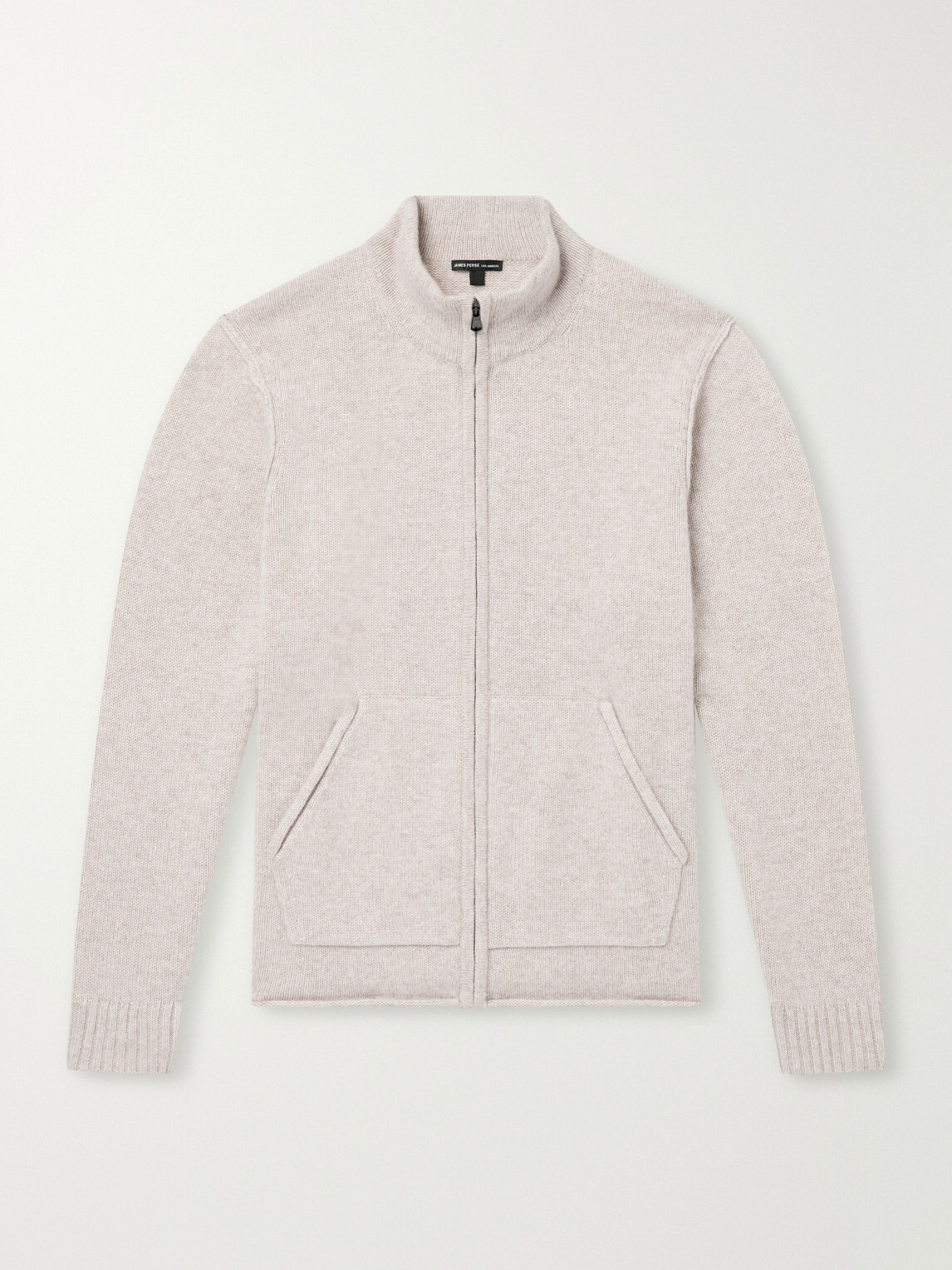 James Perse - Cashmere Zip-Up Cardigan - Neutrals