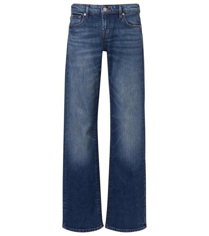 Photo: 7 For All Mankind Low straight jeans