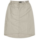 Gramicci Women's Nylon Packable Midi Skirt in Sand