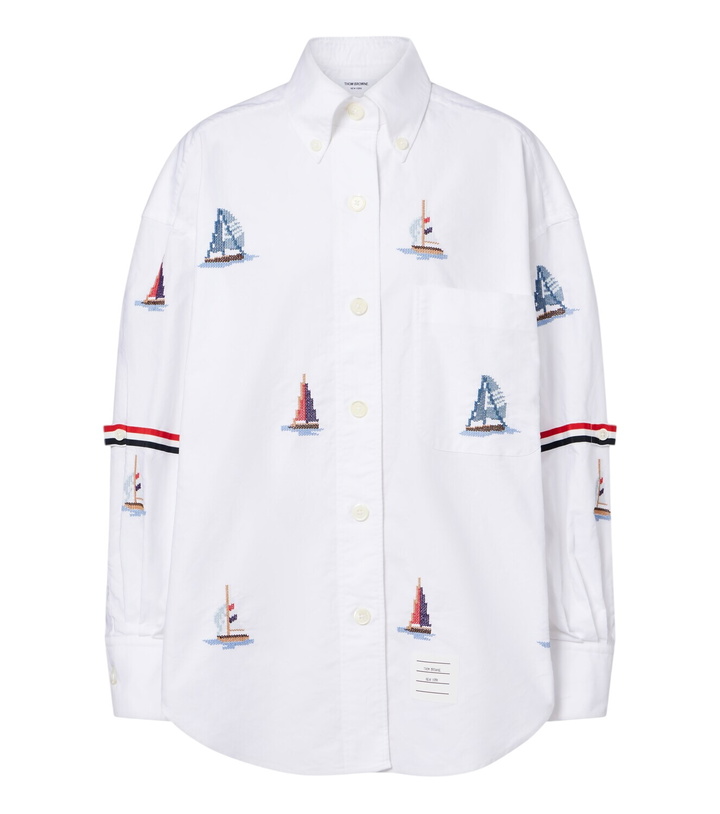 Photo: Thom Browne Printed cotton shirt