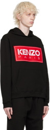 Kenzo Black Kenzo Paris Patch Hoodie