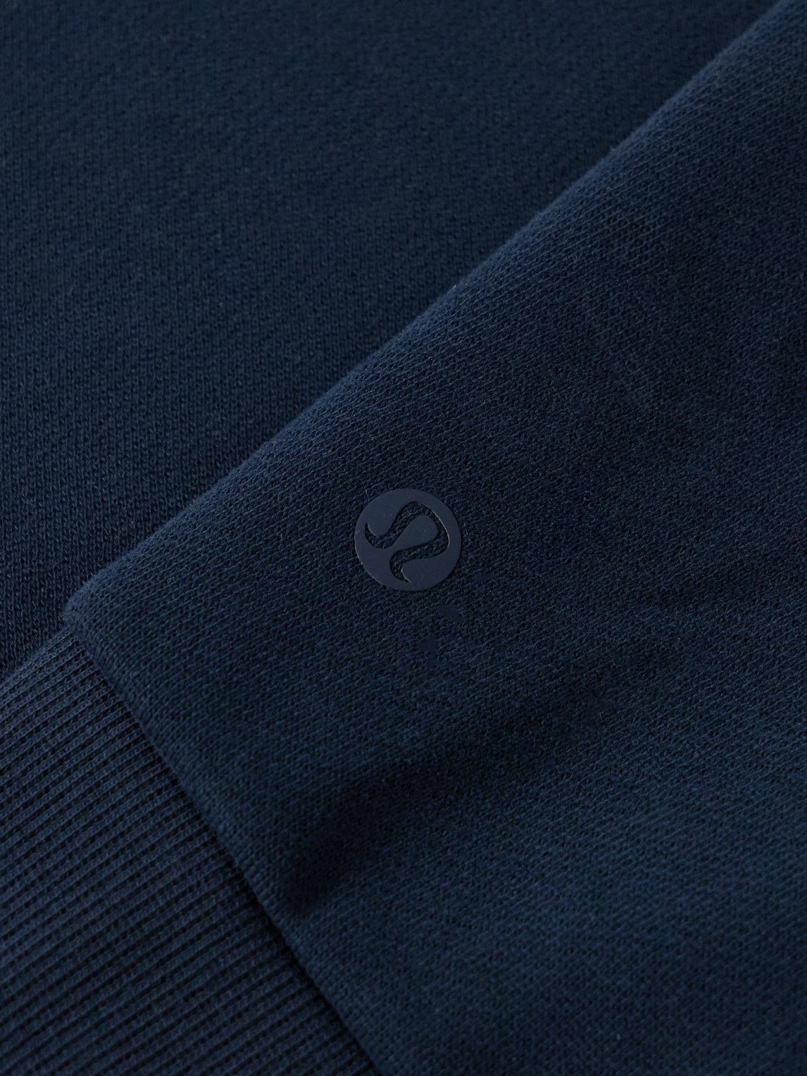 Lululemon - Steady State Cotton-Blend Jersey Half-Zip Sweatshirt - Blue