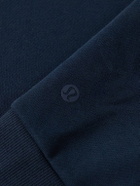 Lululemon - Steady State Cotton-Blend Jersey Half-Zip Sweatshirt - Blue