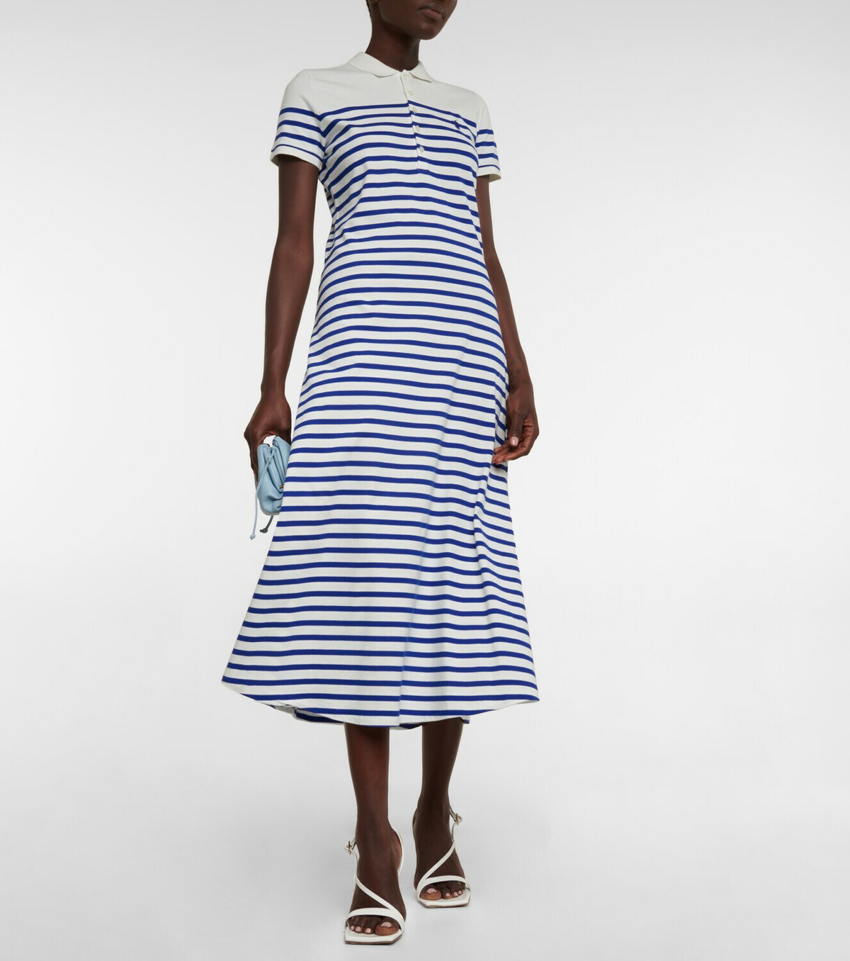 Polo Ralph Lauren Cotton-blend polo midi dress Polo Ralph Lauren