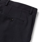 Hugo Boss - Huge/Genius Slim-Fit Nailhead Wool-Blend Suit Trousers - Blue