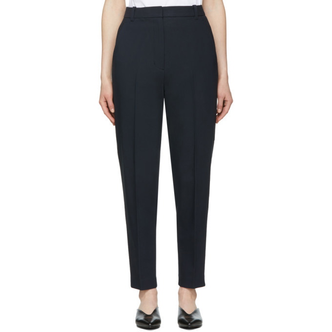 Photo: 3.1 Phillip Lim Navy Tailored Trousers