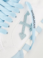 Off-White - Suede-Trimmed Canvas Sneakers - White