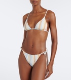 SIR Pernille striped triangle bikini top