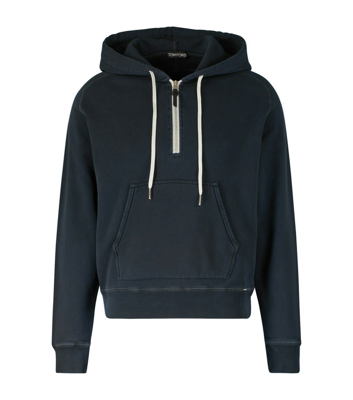 Photo: Tom Ford - Cotton hooded sweatshirt