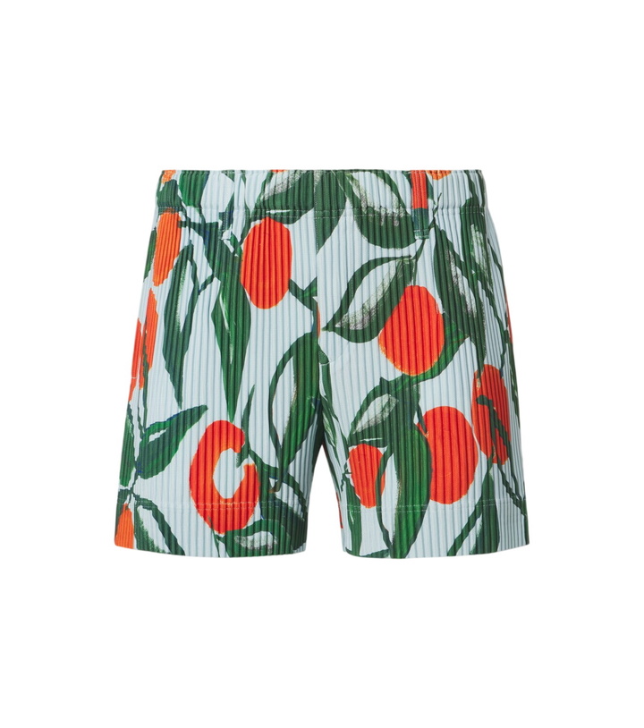 Photo: Homme Plissé Issey Miyake Pleated printed shorts