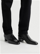 SAINT LAURENT - Terry Jodhpur Leather Boots - Black