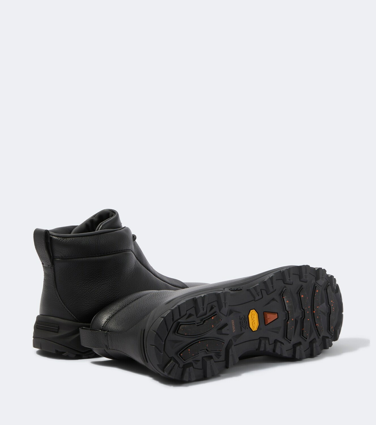 Zegna Triple Stitch leather high-top sneakers