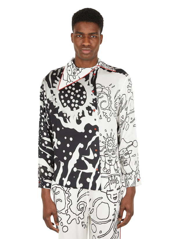 Photo: Honey Fucking Dijon Fluid Asymmetric Shirt