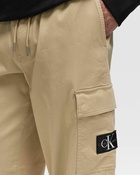 Calvin Klein Jeans Regular Straight Cargo Brown - Mens - Cargo Pants