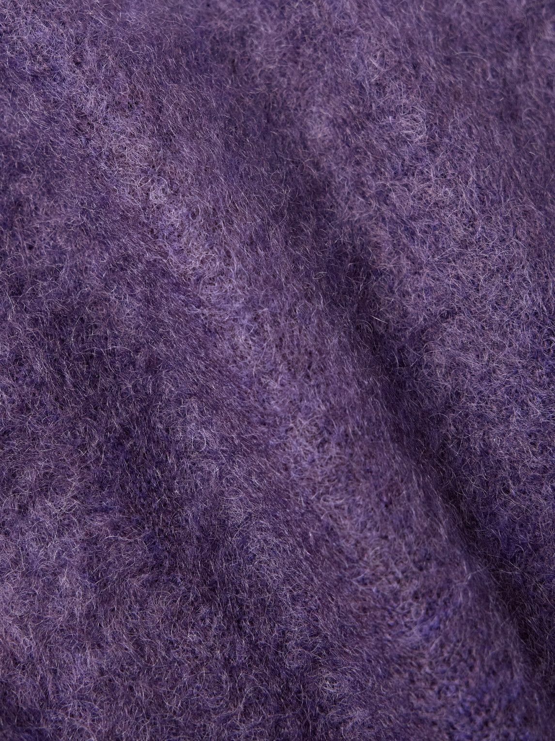 Needles - Oversized Mohair-Blend Sweater Vest - Purple Needles