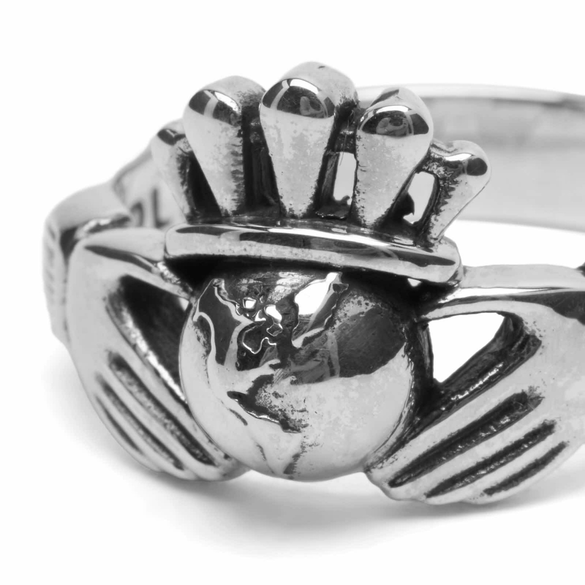 Maple Men's Mother Earth Ring in Silver