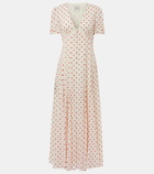 Posse Paloma polka-dot maxi dress