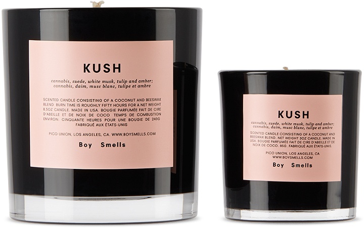 Photo: Boy Smells Kush Home & Away Twin Candle Set