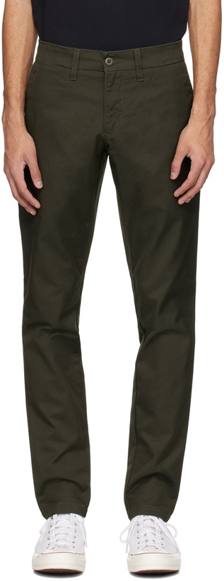 Photo: Carhartt Work In Progress Khaki Sid Trousers