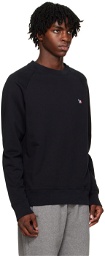 Maison Kitsuné Black Tricolor Fox Sweatshirt