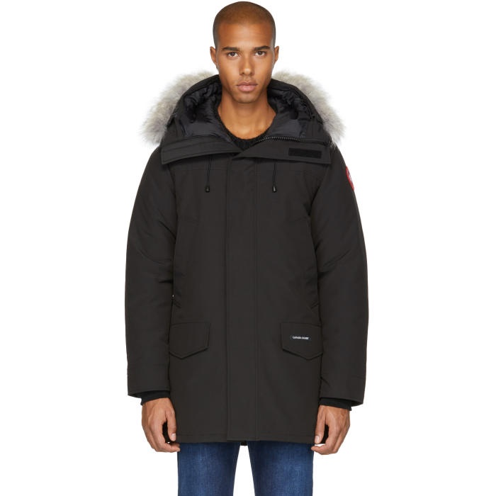 Photo: Canada Goose Black Down and Fur Langford Parka