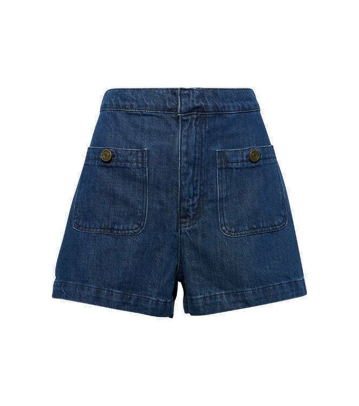 Photo: Frame Patch Pocket Trouser denim shorts