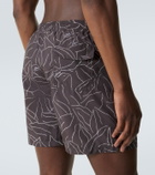Brioni Printed swim trunks