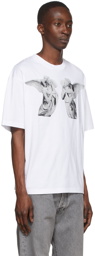 Acne Studios White Cotton T-Shirt