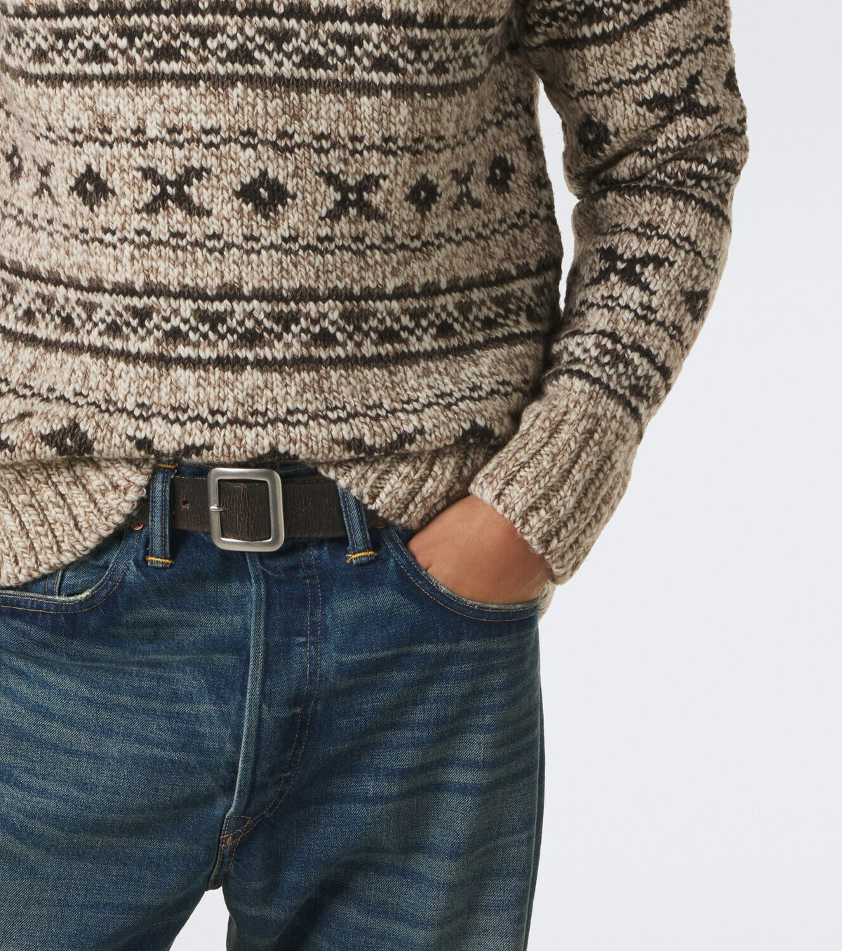 RRL Wool-blend turtleneck sweater
