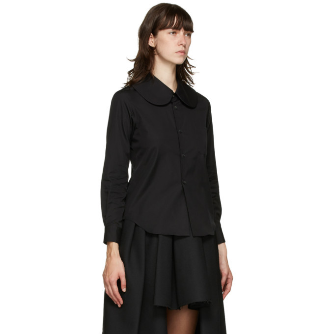 Comme des Garcons Comme des Garcons Black Round Collar Shirt Comme
