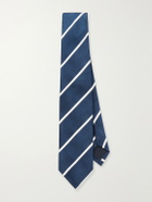 Drake's - 7cm Striped Silk Tie