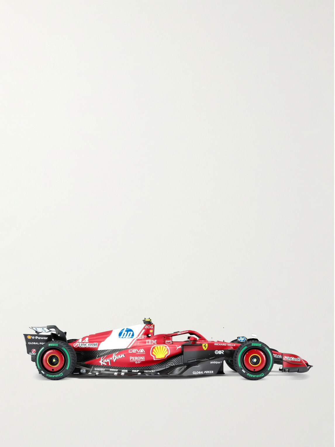 Amalgam Collection - Ferrari SF-25 Lewis Hamilton (2025) 1:8 Model Car