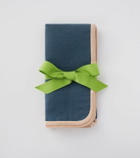 La DoubleJ Rainbow Navy Large set of 2 napkins