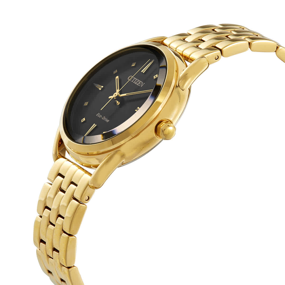 Citizen Eco-Drive Dress Classics Black Dial Ladies Watch FE7092-50E Citizen