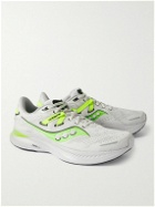 Saucony - Guide 16 Rubber-Trimmed Mesh Running Sneakers - Gray