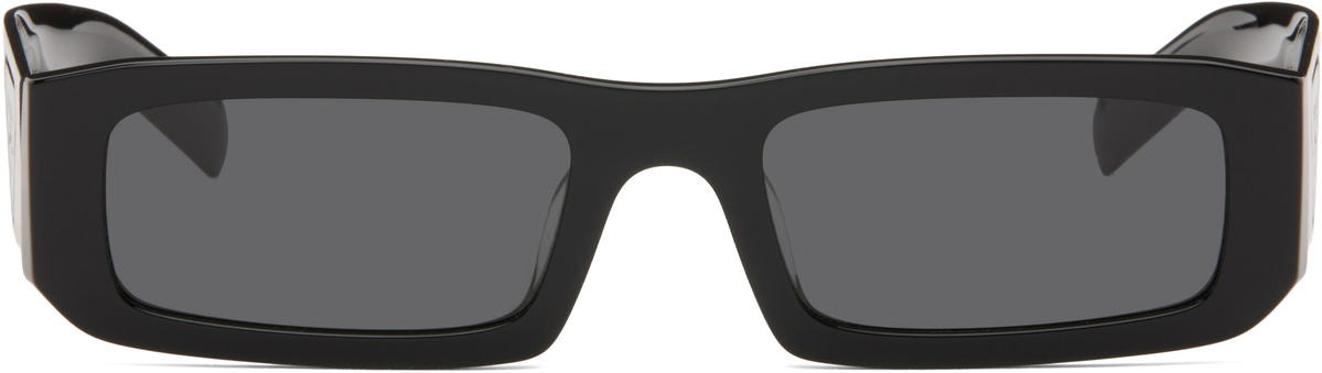 Prada Eyewear Black Rectangular Sunglasses