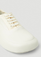 Hybrid Logo Print Sneakers in White