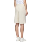 Maison Kitsune Off-White Jog Bermuda Shorts