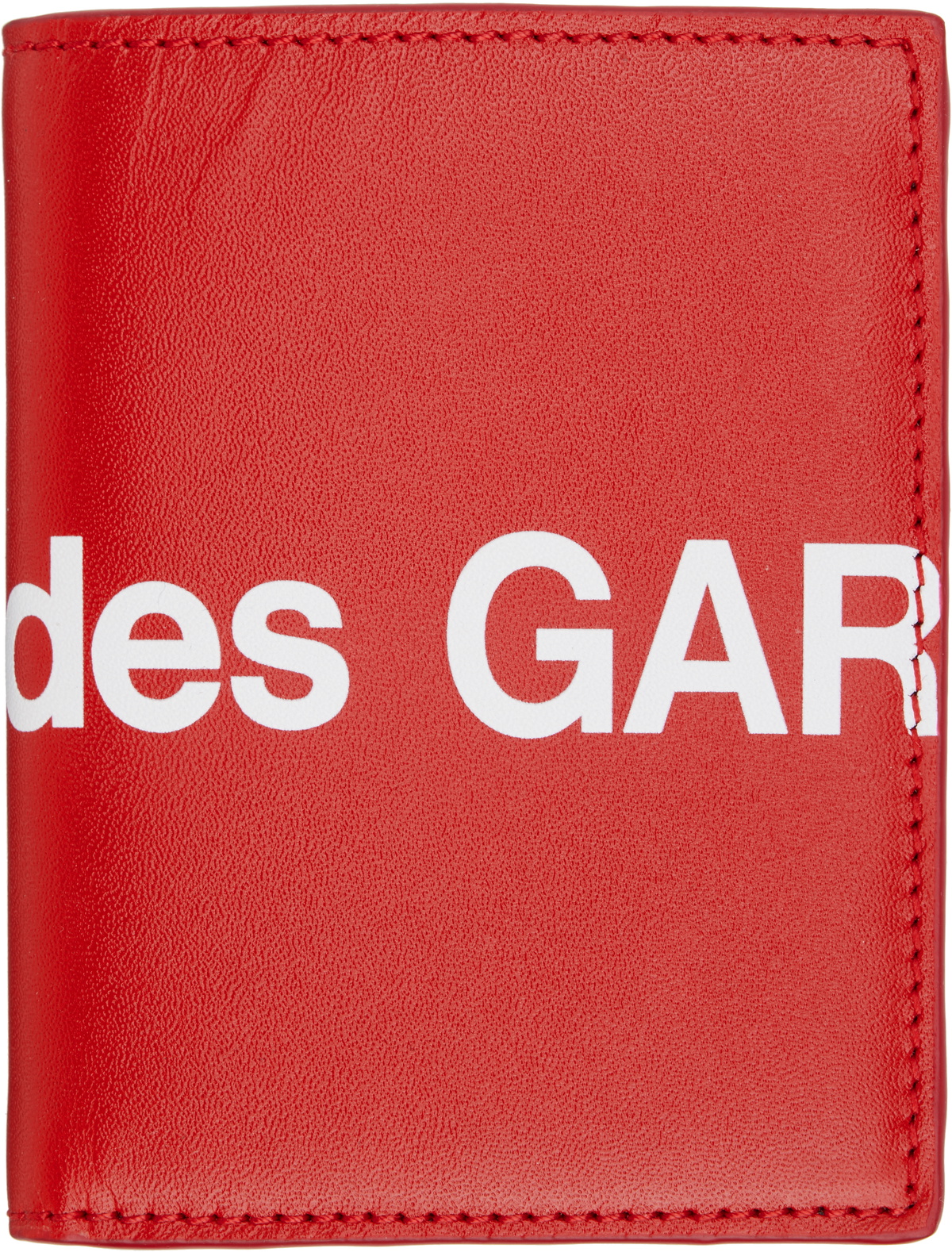 COMME des GARÇONS WALLETS Red Huge Logo Group Wallet