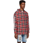 Levis Red Check Linka Hooded Shirt