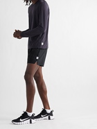 REIGNING CHAMP - Night Run Reflective Shell Shorts - Black