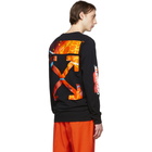 Off-White Black Hands and Planet Long Sleeve T-Shirt