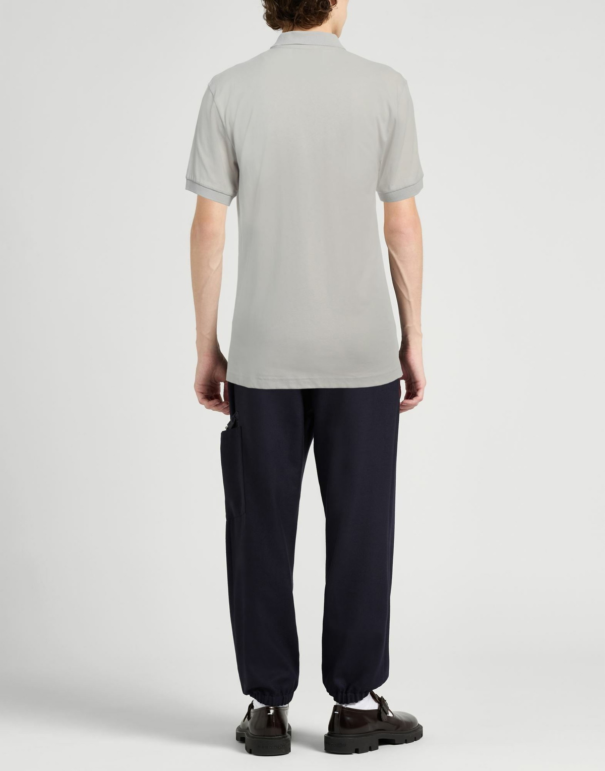 Moschino Mens Polo shirt in Grey