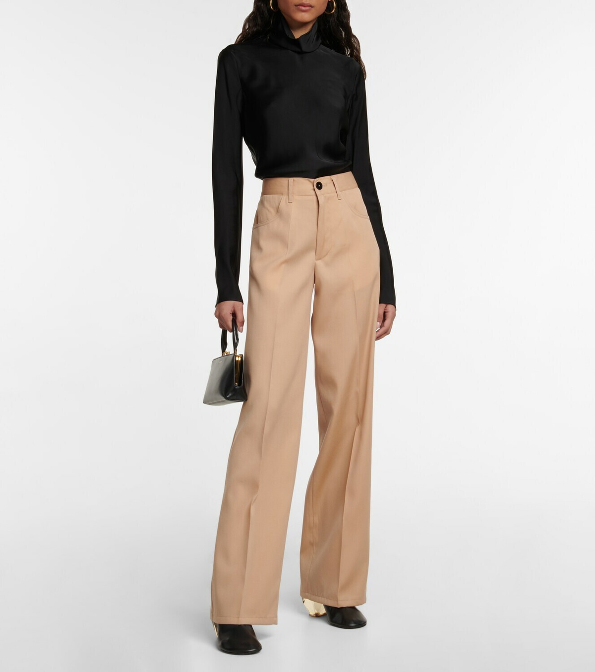 Jil Sander - Wide-leg virgin wool pants Jil Sander