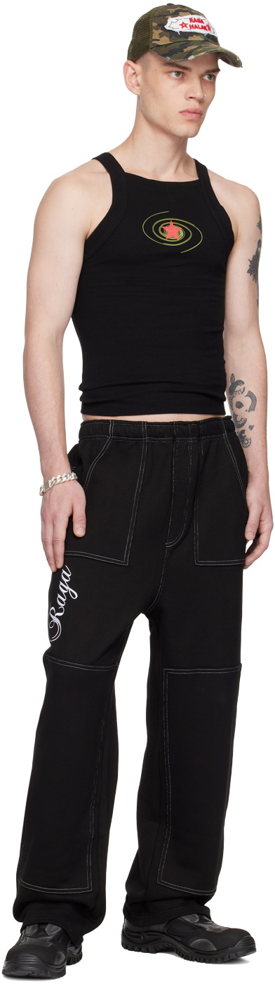 Raga Malak Black Zipo Lounge Pants