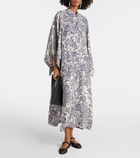 Loro Piana Printed linen kaftan