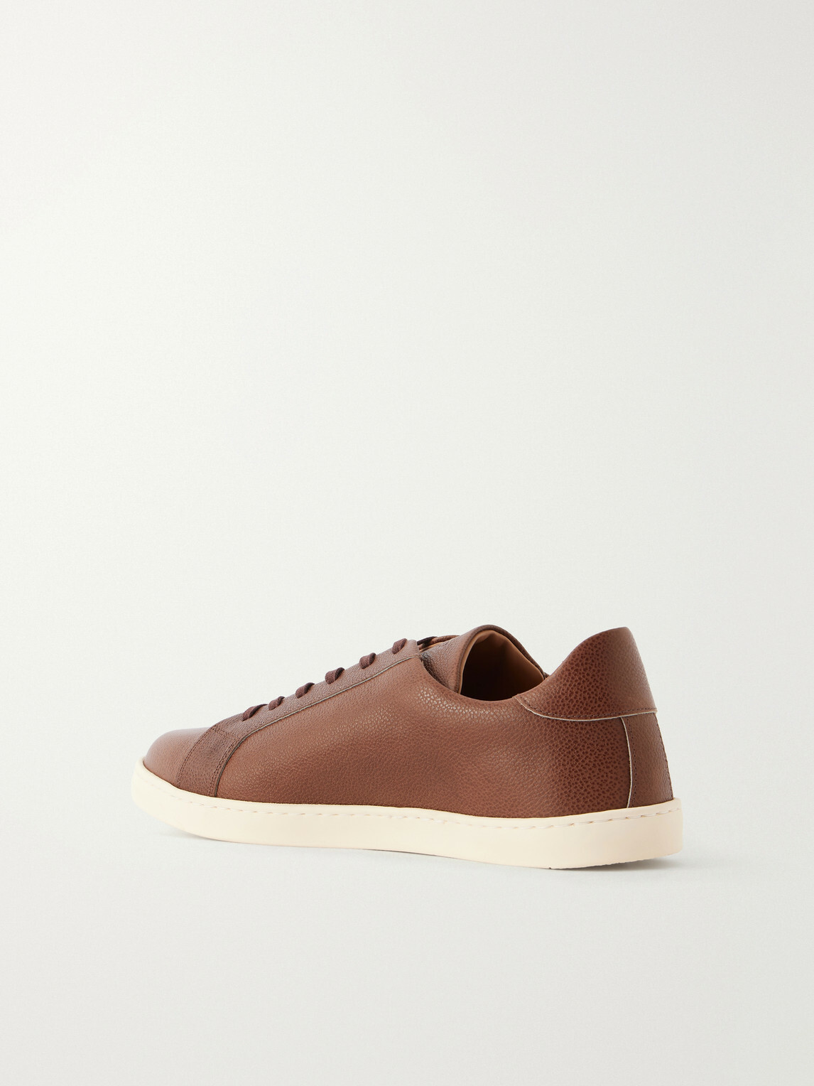 George Cleverley - Jack III Full-Grain Leather Sneakers - Brown