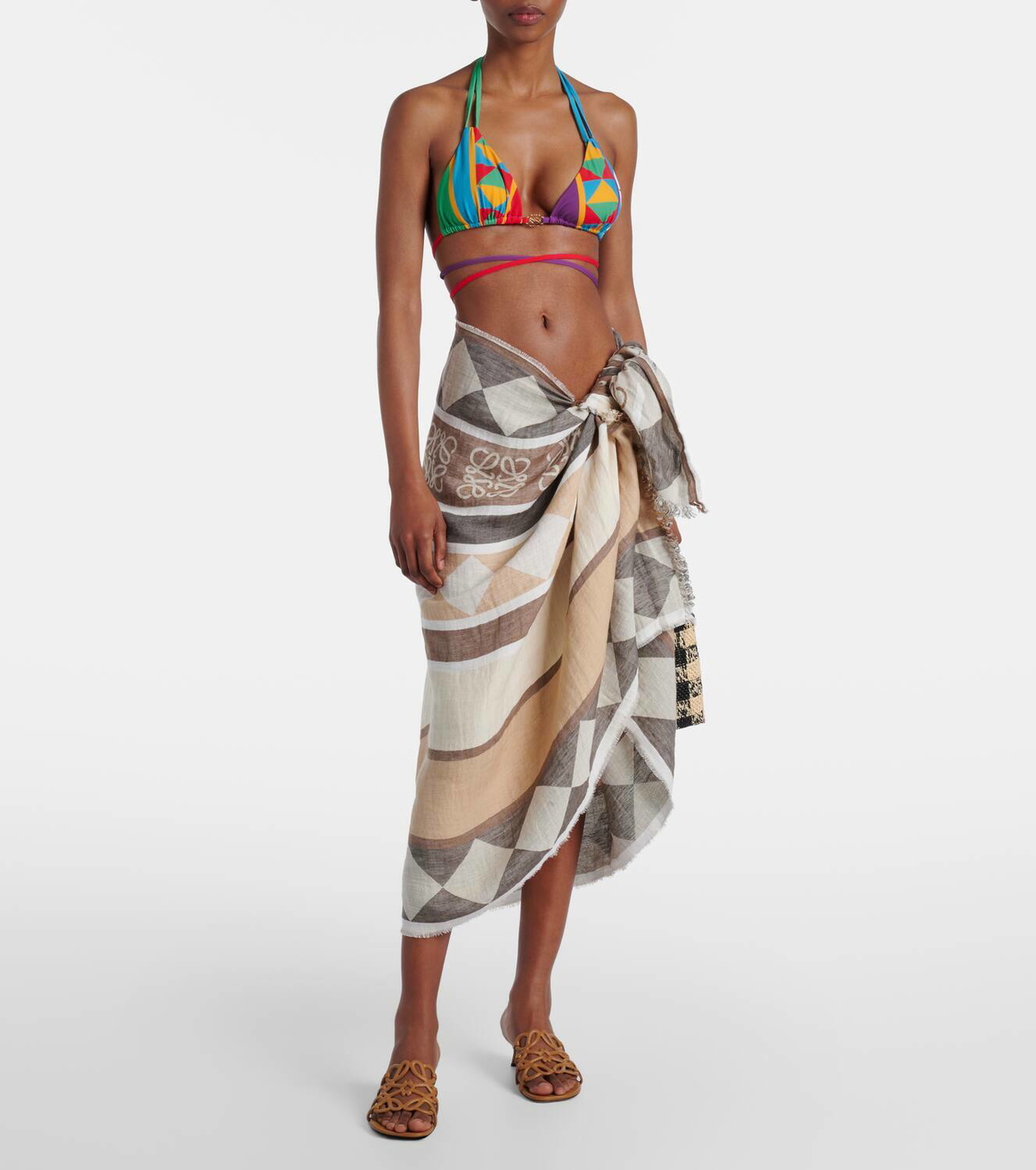 Loewe Paula's Ibiza Anagram beach cover-up