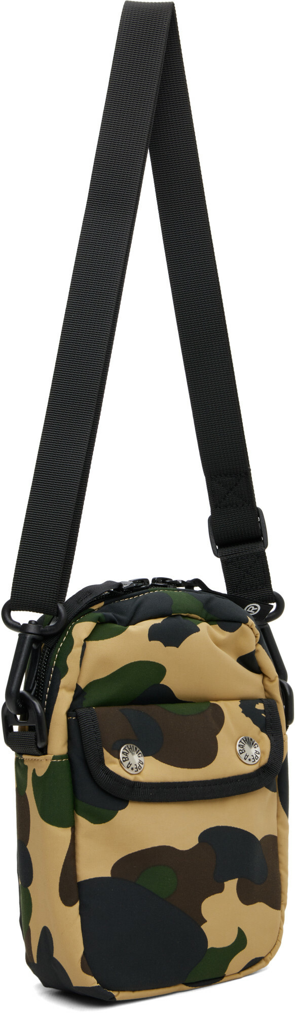 BAPE Beige 1st Camo Mini Shoulder Satchel